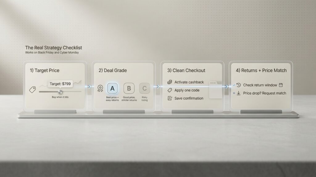 The real strategy checklist (works on both days)